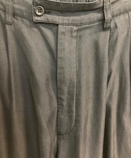stein（シュタイン）stein (シュタイン) CUPRO WIDE EASY TROUSERS ブラック サイズ:Sの古着・服飾アイテム