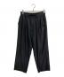 stein（シュタイン）の古着「CUPRO WIDE EASY TROUSERS」｜ブラック