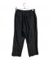stein (シュタイン) CUPRO WIDE EASY TROUSERS ブラック サイズ:S：7000円