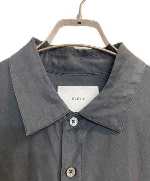 stein（シュタイン）stein (シュタイン) OVERSIZED CUPRO LS SHIRT ブラック サイズ:Mの古着・服飾アイテム