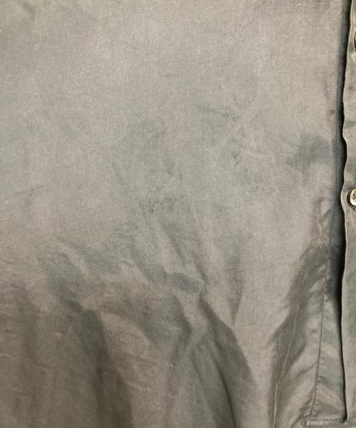stein（シュタイン）stein (シュタイン) OVERSIZED CUPRO LS SHIRT ブラック サイズ:Mの古着・服飾アイテム
