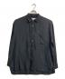 stein（シュタイン）の古着「OVERSIZED CUPRO LS SHIRT」｜ブラック