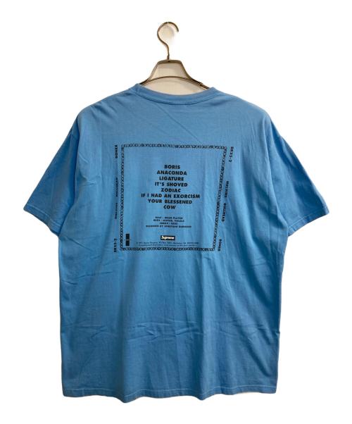 SUPREME（シュプリーム）Supreme (シュプリーム) Melvins Bullhead Tee ブルー サイズ:XLの古着・服飾アイテム