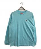 SUPREMEシュプリーム）の古着「Small Box L/S Tee」｜スカイブルー