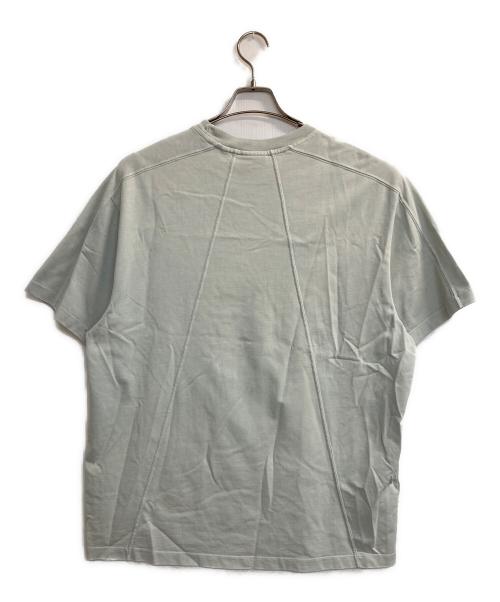 KITH（キス）KITH (キス) ロゴ刺繍スプリットTee スカイブルー サイズ:XLの古着・服飾アイテム