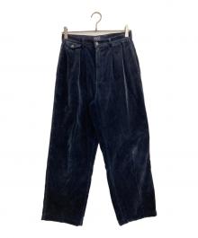POLO RALPH LAUREN（ポロ・ラルフローレン）の古着「90s コーデュロイパンツ」｜ネイビー