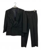 Yves Saint Laurentイヴサンローラン）の古着「80s double jacket suit」｜ブラック