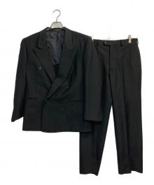 Yves Saint Laurent（イヴサンローラン）の古着「80s double jacket suit」｜ブラック
