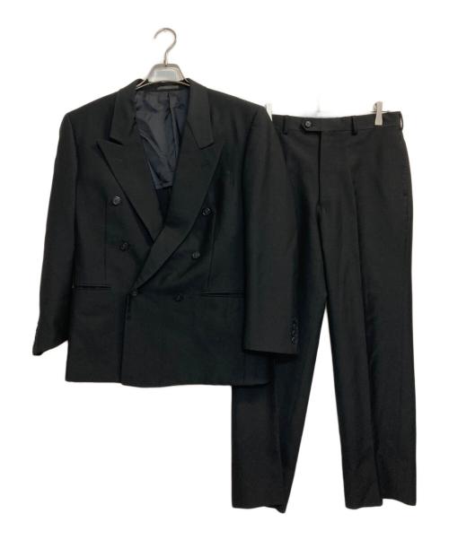 Yves Saint Laurent（イヴサンローラン）Yves Saint Laurent (イヴサンローラン) 80s double jacket suit ブラック サイズ:C90-W78-T165　A4の古着・服飾アイテム