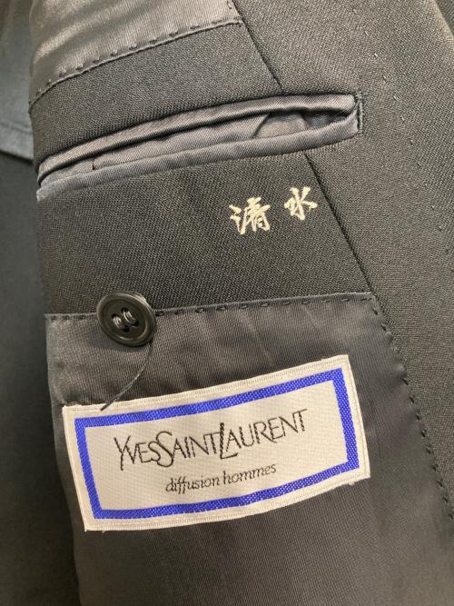 Yves Saint Laurent（イヴサンローラン）Yves Saint Laurent (イヴサンローラン) 80s double jacket suit ブラック サイズ:C90-W78-T165　A4の古着・服飾アイテム