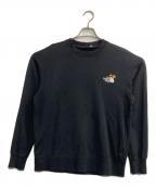 THE NORTH FACEザ ノース フェイス）の古着「Flower Logo Crew」｜ブラック