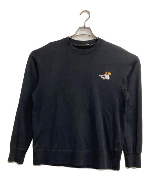 THE NORTH FACE（ザ ノース フェイス）THE NORTH FACE (ザ ノース フェイス) Flower Logo Crew ブラック サイズ:Mの古着・服飾アイテム