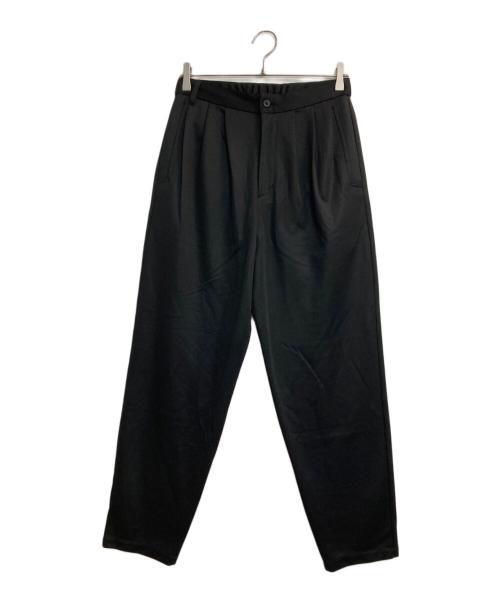 Repose Wear WHITE MOUNTAINEERING（ホワイトマウンテ二アニング）Repose Wear WHITE MOUNTAINEERING (ホワイトマウンテ二アニング) 別注 JERSEY TUCK EASY TAPARED PANTS ブラック サイズ:1 未使用品の古着・服飾アイテム