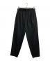 Repose Wear WHITE MOUNTAINEERING（ホワイトマウンテ二アニング）の古着「別注 JERSEY TUCK EASY TAPARED PANTS」｜ブラック