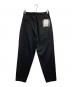 Repose Wear WHITE MOUNTAINEERING (ホワイトマウンテ二アニング) 別注 JERSEY TUCK EASY TAPARED PANTS ブラック サイズ:1 未使用品：20000円