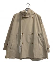 VACHEMENT（ヴァシュモン）の古着「グログランスタンドカラーブルゾン」｜ベージュ