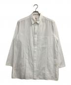 GROUND Yグラウンドワイ）の古着「24SS COTTON COLLAR SHIRT/コットンロングシャツ」｜ホワイト