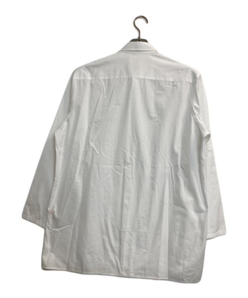 GROUND Y（グラウンドワイ）GROUND Y (グラウンドワイ) 24SS COTTON COLLAR SHIRT/コットンロングシャツ ホワイト サイズ:3の古着・服飾アイテム
