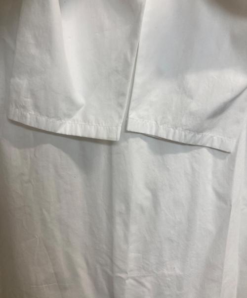 GROUND Y（グラウンドワイ）GROUND Y (グラウンドワイ) 24SS COTTON COLLAR SHIRT/コットンロングシャツ ホワイト サイズ:3の古着・服飾アイテム