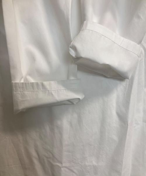 GROUND Y（グラウンドワイ）GROUND Y (グラウンドワイ) 24SS COTTON COLLAR SHIRT/コットンロングシャツ ホワイト サイズ:3の古着・服飾アイテム