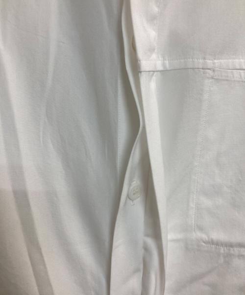 GROUND Y（グラウンドワイ）GROUND Y (グラウンドワイ) 24SS COTTON COLLAR SHIRT/コットンロングシャツ ホワイト サイズ:3の古着・服飾アイテム