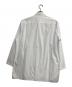 GROUND Y (グラウンドワイ) 24SS COTTON COLLAR SHIRT/コットンロングシャツ ホワイト サイズ:3：13000円