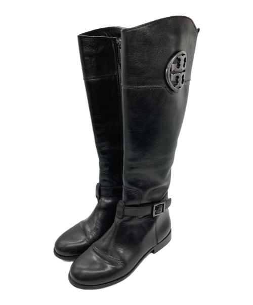 TORY BURCH（トリーバーチ）TORY BURCH (トリーバーチ) ロングブーツ ブラック サイズ:5Mの古着・服飾アイテム