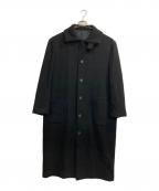 Y's for menワイズフォーメン）の古着「ウールロングコート」｜ブラック