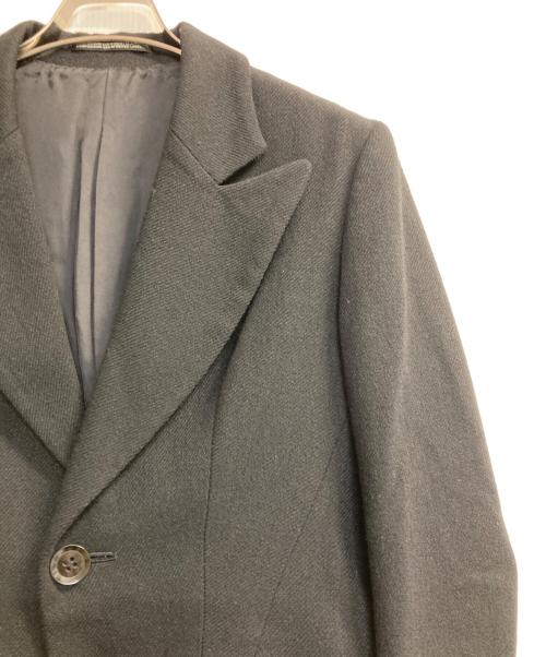 Yohji Yamamoto FEMME（ヨウジヤマモトファム）Yohji Yamamoto FEMME (ヨウジヤマモトファム) ウールアルパカチェスターコート ブラック サイズ:1の古着・服飾アイテム