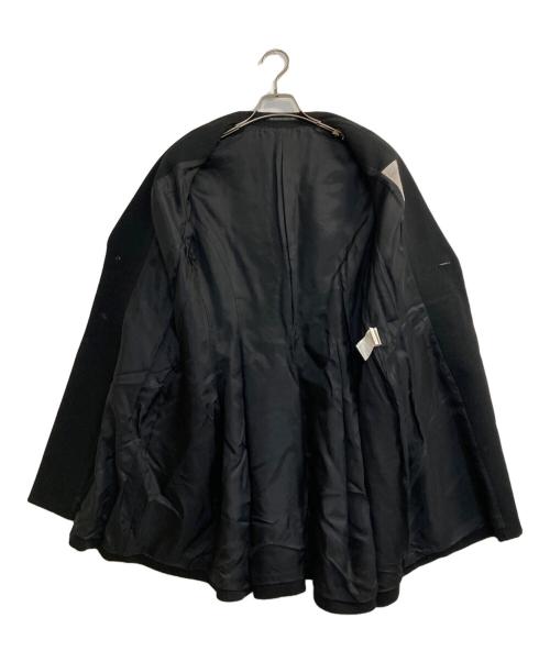 Yohji Yamamoto FEMME（ヨウジヤマモトファム）Yohji Yamamoto FEMME (ヨウジヤマモトファム) ウールアルパカチェスターコート ブラック サイズ:1の古着・服飾アイテム