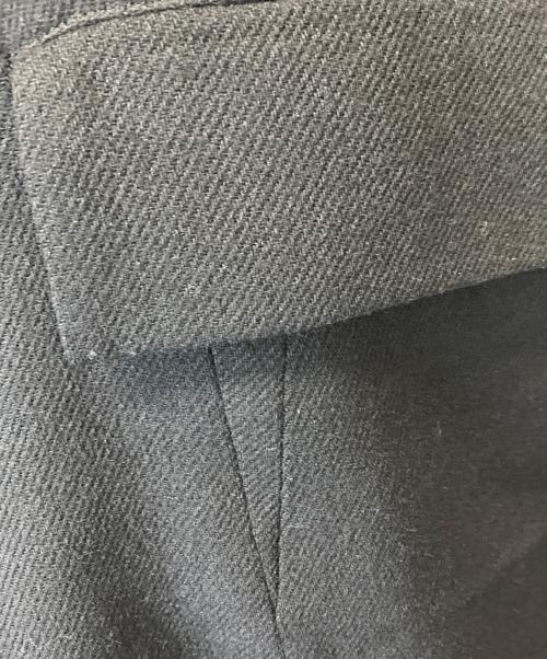 Yohji Yamamoto FEMME（ヨウジヤマモトファム）Yohji Yamamoto FEMME (ヨウジヤマモトファム) ウールアルパカチェスターコート ブラック サイズ:1の古着・服飾アイテム