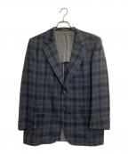 Burberry'sバーバリーズ）の古着「サマーウールジャケット」｜ブルー×グレー
