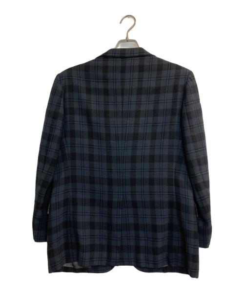 Burberry's（バーバリーズ）Burberry's (バーバリーズ) サマーウールジャケット ブルー×グレー サイズ:165-93-85　ＡＢの古着・服飾アイテム