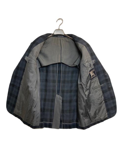 Burberry's（バーバリーズ）Burberry's (バーバリーズ) サマーウールジャケット ブルー×グレー サイズ:165-93-85　ＡＢの古着・服飾アイテム