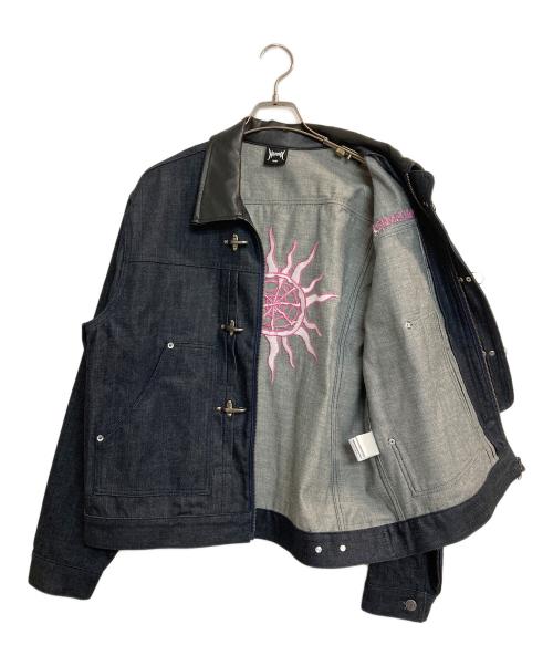 Noremid（ノーリミッド）noremid (ノーリミッド) デニムファイヤーマンジャケット インディゴ サイズ:Ｌの古着・服飾アイテム