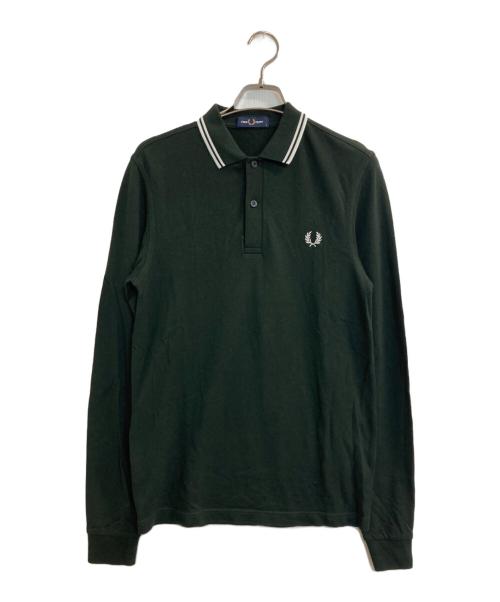 FRED PERRY（フレッドペリー）FRED PERRY (フレッドペリー) Ls Twin Tipped Shirt グリーン サイズ:Sの古着・服飾アイテム