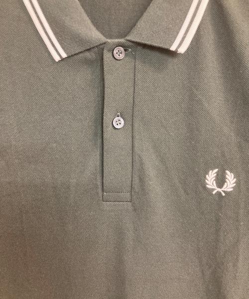FRED PERRY（フレッドペリー）FRED PERRY (フレッドペリー) Ls Twin Tipped Shirt グリーン サイズ:Sの古着・服飾アイテム