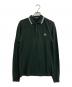 FRED PERRY（フレッドペリー）の古着「Ls Twin Tipped Shirt」｜グリーン
