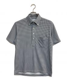 MACKINTOSH PHILOSOPHY×TROTTER（マッキントッシュ フィロソフィー）の古着「ドライポロシャツ」｜グレー×ホワイト