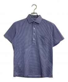 MACKINTOSH PHILOSOPHY（マッキントッシュ フィロソフィー）の古着「ドライポロシャツ」｜ブルー×ホワイト