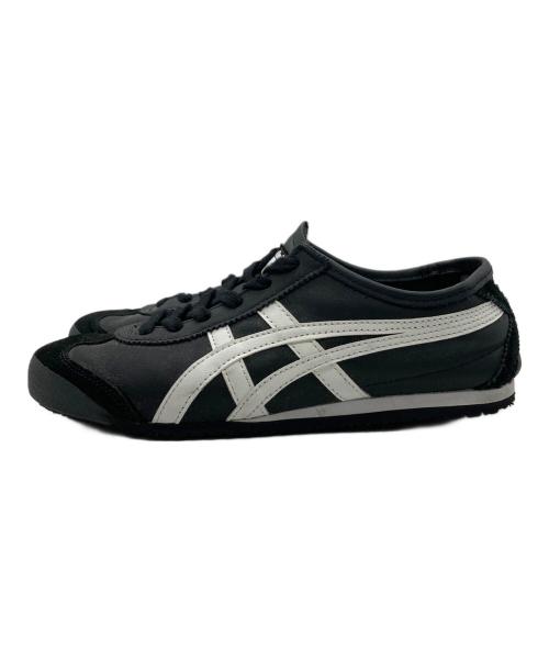 Onitsuka Tiger（オニツカタイガー）Onitsuka Tiger (オニツカタイガー) ローカットスニーカー ブラック×ホワイト サイズ:24の古着・服飾アイテム