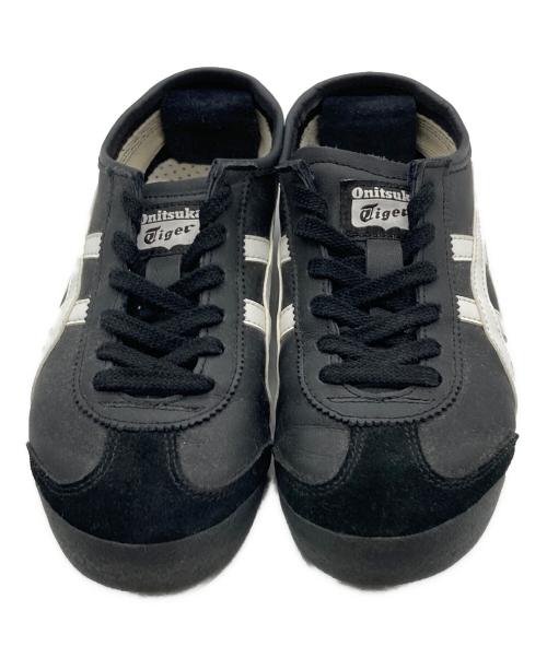 Onitsuka Tiger（オニツカタイガー）Onitsuka Tiger (オニツカタイガー) ローカットスニーカー ブラック×ホワイト サイズ:24の古着・服飾アイテム