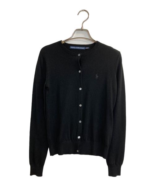 RALPH LAUREN（ラルフローレン）RALPH LAUREN (ラルフローレン) メリノウールカーディガン ブラック サイズ:Sの古着・服飾アイテム