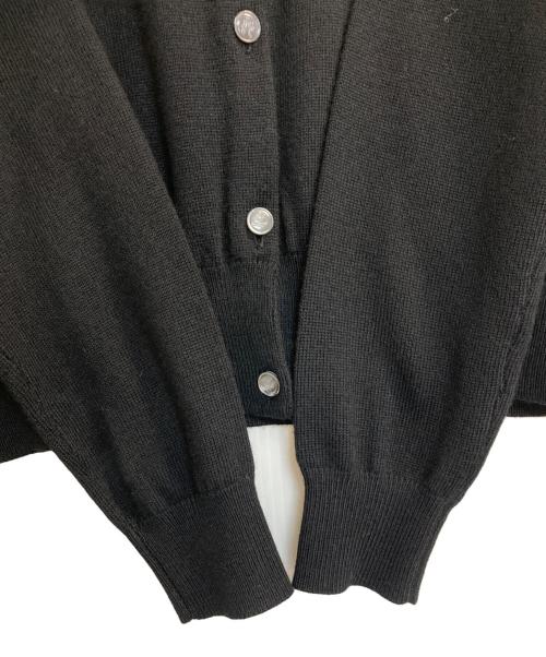RALPH LAUREN（ラルフローレン）RALPH LAUREN (ラルフローレン) メリノウールカーディガン ブラック サイズ:Sの古着・服飾アイテム