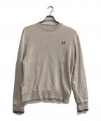 FRED PERRYフレッドペリー）の古着「Crew Neck Sweatshirt/クルーネックスウェット」｜ベージュ