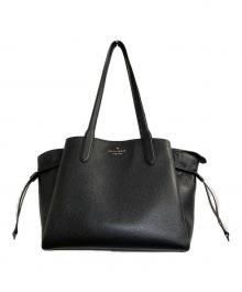 Kate Spade（ケイトスペード）の古着「レザートートバッグ」｜ブラック