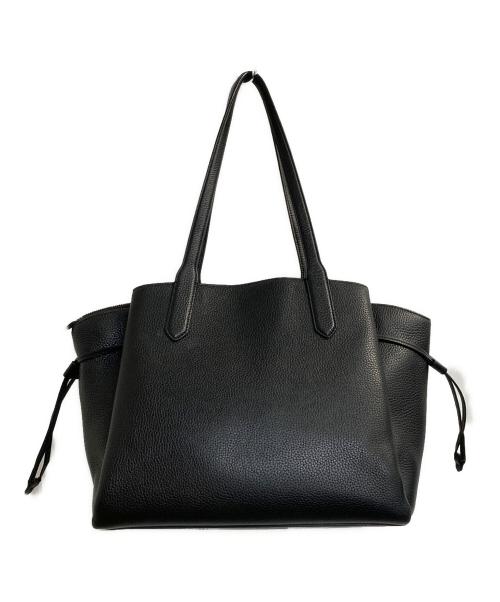 Kate Spade（ケイトスペード）Kate Spade (ケイトスペード) レザートートバッグ ブラックの古着・服飾アイテム