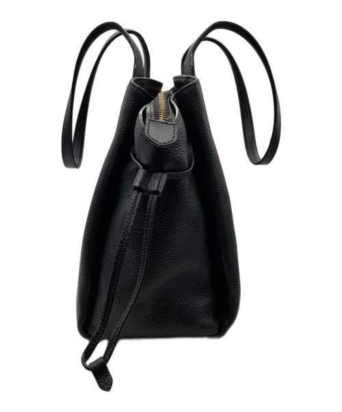 Kate Spade（ケイトスペード）Kate Spade (ケイトスペード) レザートートバッグ ブラックの古着・服飾アイテム