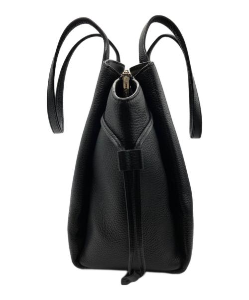 Kate Spade（ケイトスペード）Kate Spade (ケイトスペード) レザートートバッグ ブラックの古着・服飾アイテム
