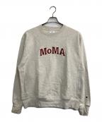 Champion×MoMAチャンピオン×モマ）の古着「CREW NECK REVERSE WEAVE SWEAT SHIRTS」｜オートミール